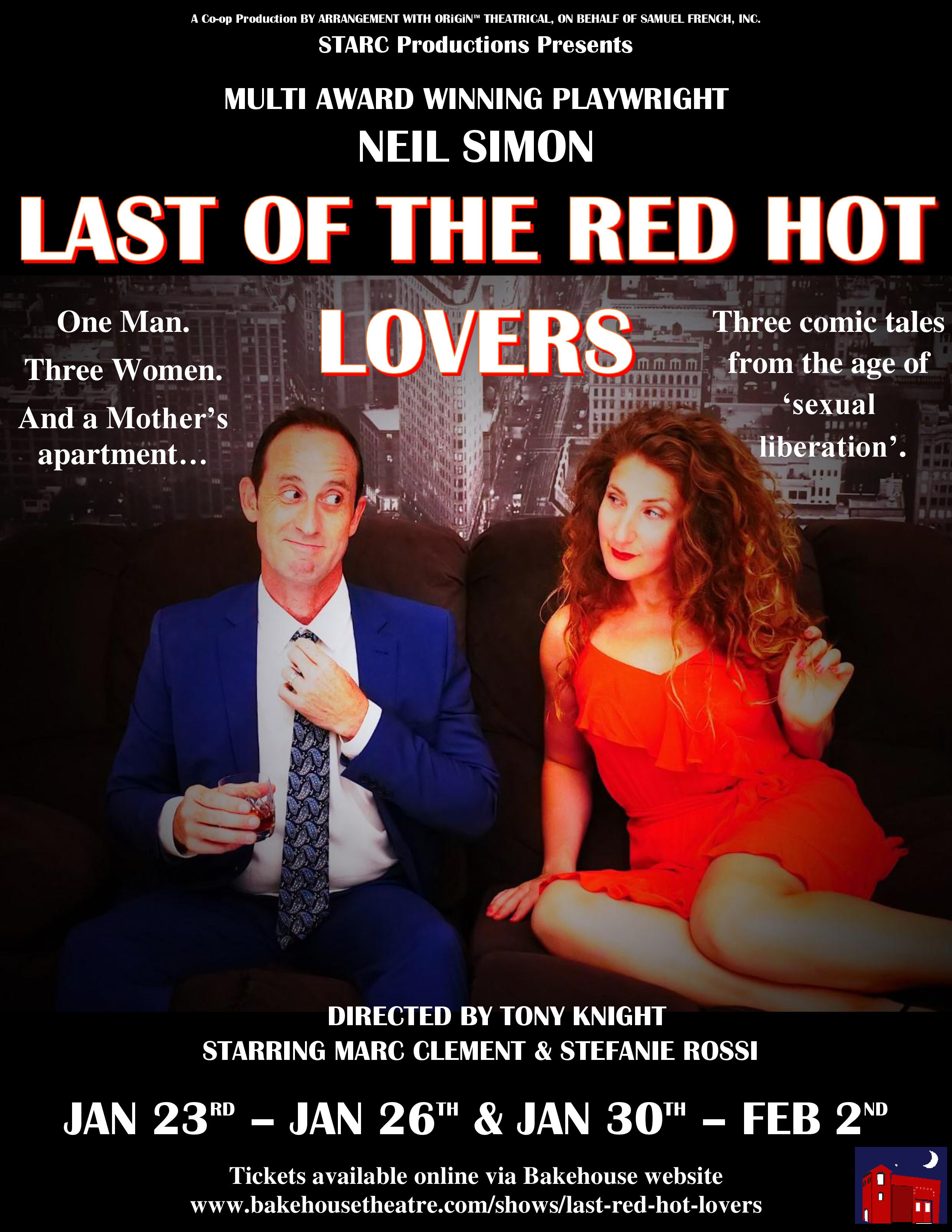 Last of the Red Hot Lovers | The Bakehouse Theatre